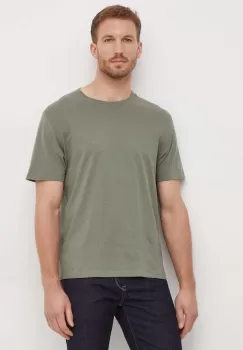 Pepe Jeans tricou din bumbac Connor barbati, culoarea verde, neted imagine
