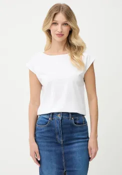 Pepe Jeans tricou din bumbac culoarea alb, cu spate descoperit, PL506117 imagine