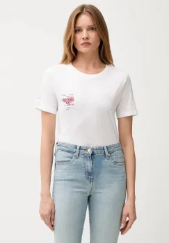 Pepe Jeans tricou din bumbac culoarea alb, PL5000021 imagine