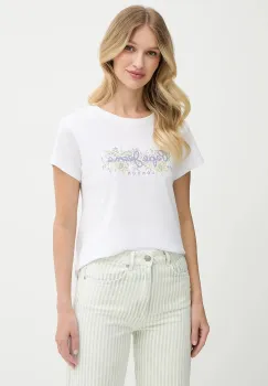 Pepe Jeans tricou din bumbac culoarea alb, PL506120 imagine