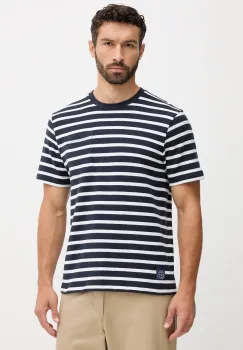 Pepe Jeans tricou din bumbac culoarea bleumarin, cu imprimeu, PM5010085 imagine