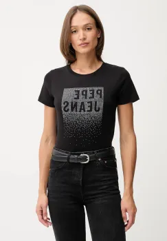 Pepe Jeans tricou din bumbac culoarea negru, PL5000020 imagine
