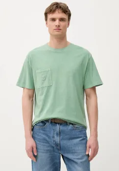 Pepe Jeans tricou din bumbac culoarea verde, uni, PM509965 imagine