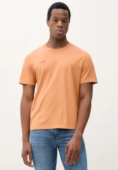 Pepe Jeans tricou din bumbac JACKO barbati, culoarea portocaliu, neted, PM508664 imagine