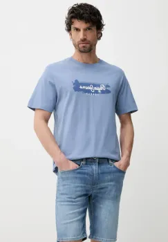 Pepe Jeans tricou din bumbac PICTHON barbati, cu imprimeu, PM509782 imagine