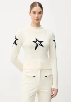 Perfect Moment pulover din lana merino Cable imagine