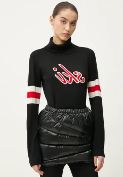 Perfect Moment pulover Neve femei, culoarea negru, cu guler W3000948 imagine