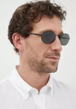 Persol ochelari de soare IDA barbati, culoarea negru, 0PO1018S imagine