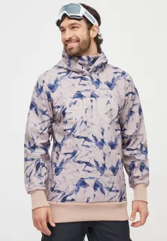 Picture geaca Parker Print culoarea bej imagine