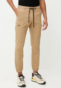 Picture pantaloni Alpho culoarea bej, MPT0180 imagine