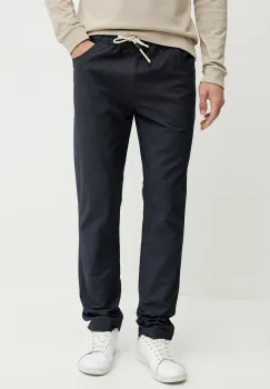 Picture pantaloni Crusy barbati, culoarea bleumarin, cu fason chinos, MJS0080 imagine