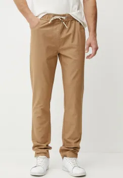 Picture pantaloni Crusy barbati, culoarea verde, cu fason chinos, MJS0080 imagine