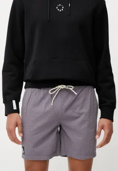 Picture pantaloni scurti din bumbac Narvik culoarea violet, MSH0113 imagine