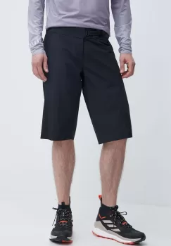 Picture pantaloni scurti outdoor Vellir Long Stretch culoarea negru, MSH093 imagine