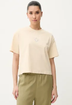 Picture tricou din amestec de in Hampy culoarea bej, WTS0570 imagine