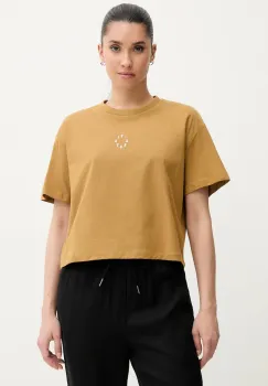 Picture tricou din amestec de in Hampy culoarea verde, WTS0570 imagine