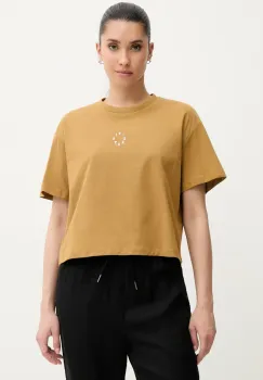 Picture tricou din amestec de in Hampy culoarea verde, WTS0570 imagine