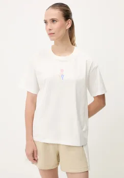 Picture tricou din bumbac Keynee culoarea alb, WTS0592 imagine