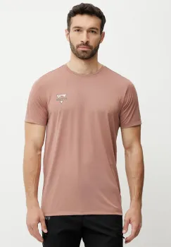 Picture tricou sport Travis culoarea maro, uni, MTS1257 imagine