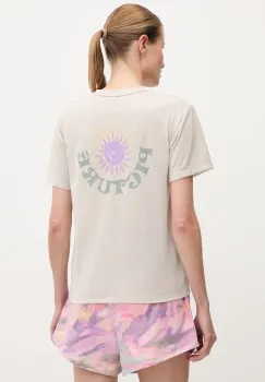 Picture tricou Timont femei, culoarea bej, WTS0587 imagine
