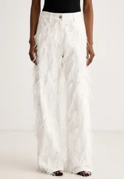 Pinko  blugi wide leg pentru femei imagine