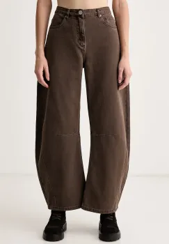 Pinko  blugi wide leg pentru femei imagine