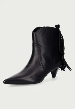 Pinko botine cu toc jos pentru femei din piele Didi 01 imagine