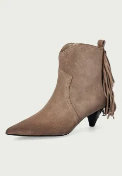 Pinko botine cu toc jos pentru femei din piele intoarsa Didi 01 imagine