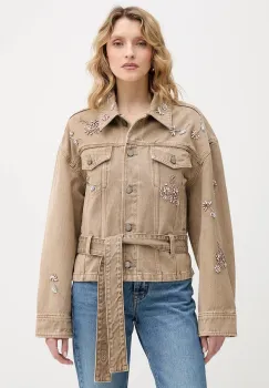 Pinko geaca jeans imagine