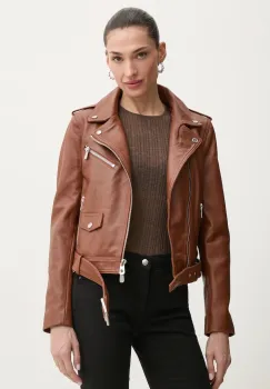 Pinko geaca ramones de piele imagine