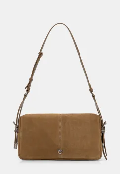 Pinko geanta baguette de dama din piele intoarsa imagine