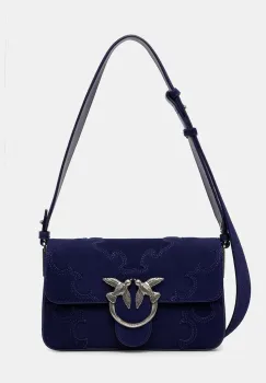 Pinko Geanta crossbody femei piele intoarsa imagine