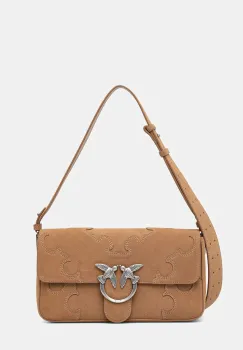 Pinko geanta crossbody pentru femei, din piele intoarsa imagine