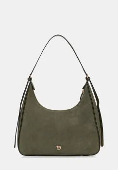 Pinko geanta de mana din piele intoarsa imagine