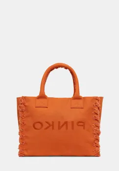 Pinko Geanta shopper de dama din denim imagine