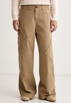 Pinko  pantaloni cargo pentru femei din bumbac imagine