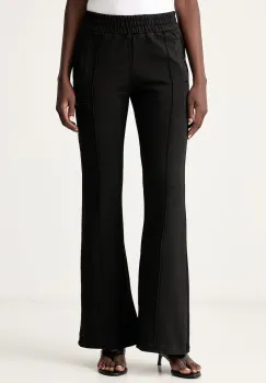 Pinko pantaloni evazati bell-bottom pentru femei din bumbac imagine