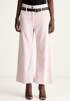Pinko pantaloni pentru femei din catifea reiata imagine