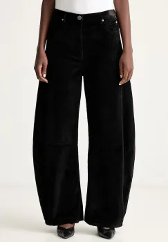 Pinko pantaloni pentru femei din catifea reiata imagine