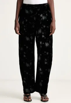 Pinko pantaloni pentru femei din velur imagine