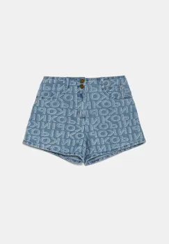 Pinko pantaloni scurti din denim pentru copii imagine
