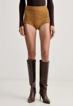 Pinko  pantaloni scurti pentru femei cu lana imagine