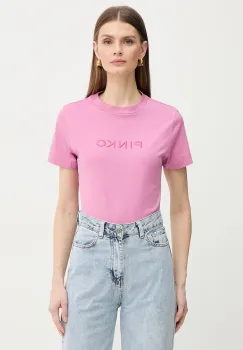 Pinko tricou din bumbac imagine