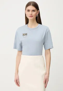 Pinko tricou din bumbac imagine