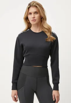 PLEIN SPORT bluza femei, culoarea negru, cu imprimeu, AADC WJO1017 STE003N imagine