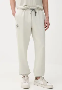 PLEIN SPORT pantaloni de trening culoarea bej, uni, SAEC MJT2477 STE003N imagine