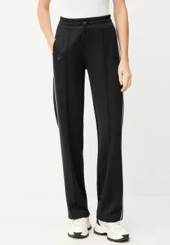 PLEIN SPORT pantaloni de trening culoarea negru, cu imprimeu, FAEC WJT2152 STE003N imagine