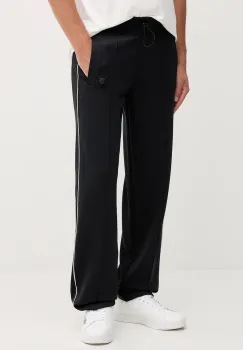 PLEIN SPORT pantaloni de trening culoarea negru, uni, FAEC MJT2680 STE003N imagine