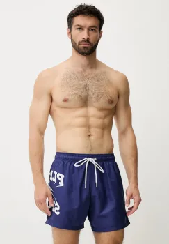 PLEIN SPORT pantaloni scurti de baie culoarea bleumarin, PS25MBM01 imagine