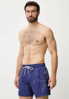 PLEIN SPORT pantaloni scurti de baie culoarea bleumarin, PS25MBM02 imagine